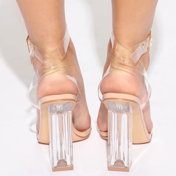 Fashion Nova: The Glass Slipper - Transparent | Size 8.5 - Picture 7 of 7